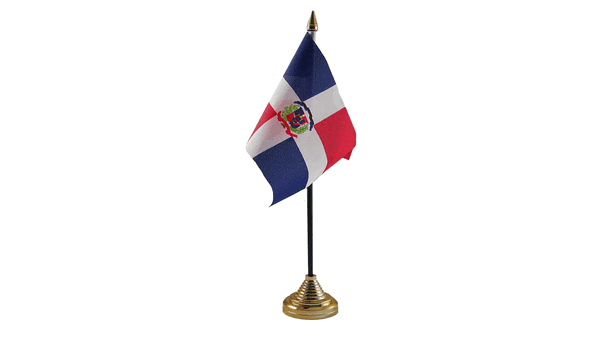Dominican Republic Table Flags